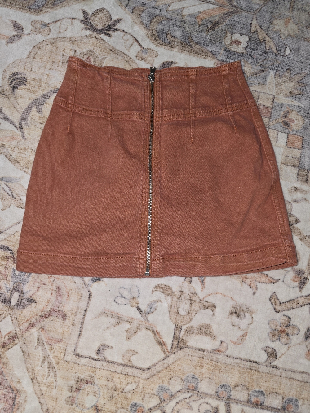 We The Free Virgo Mini Skirt In Rust
